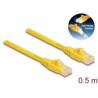 Kabel sieciowy RJ45 Cat.6A U/UTP Fast Tracing 0,5m Delock 80100