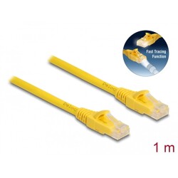 Kabel sieciowy RJ45 Cat.6A U/UTP Fast Tracing 1m Delock 80101