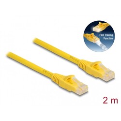 Kabel sieciowy RJ45 Cat.6A U/UTP Fast Tracing 2m Delock 80102