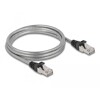 Kabel sieciowy RJ45 Cat.6A U/FTP w koszulce metalowej 2m Delock 80109