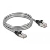 Kabel sieciowy RJ45 Cat.6A U/FTP w koszulce metalowej 2m Delock 80109