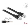 Kabel sieciowy RJ45 Cat.6A F/UTP z wewnętrzną osłoną metalową 2m Delock 80114