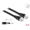 Kabel sieciowy RJ45 Cat.6A F/UTP z wewnętrzną osłoną metalową 3m Delock 80115