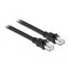 Kabel sieciowy RJ45 Cat.6A F/UTP z wewnętrzną osłoną metalową 5m Delock 80116