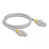 Kabel sieciowy RJ45 Cat.6A S/FTP z kolorowymi klipsami 1m Delock 80118