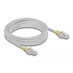 Kabel sieciowy RJ45 Cat.6A S/FTP z kolorowymi klipsami 5m Delock 80121