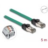 Kabel sieciowy RJ45 PROFINET SF/UTP 5m Delock 80123