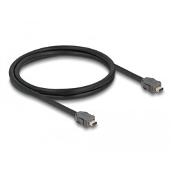 Kabel sieciowy ix Industrial A-coded męski do męski Cat.7 1m Delock 82008