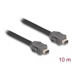 Kabel sieciowy ix Industrial A-coded męski do męski Cat.7 10m Delock 82025