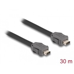 Kabel sieciowy ix Industrial A-coded męski do męski Cat.7 30 m Delock 82026