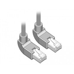 Kabel sieciowy RJ45 Cat.5e SF/UTP pod kątem do góry / do góry 2m Delock 83512