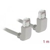 Kabel sieciowy RJ45 Cat.6A S/FTP pod kątem do góry / do góry 1m Delock 83517