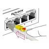 Kabel sieciowy RJ45 Secure Cat.6A 0,5m Delock 85330