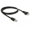 Kabel sieciowy RJ45 męski na RJ45 męski ze śrubami Cat.6 S/FTP 1m Delock 85667