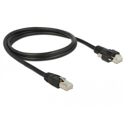 Kabel sieciowy RJ45 męski na RJ45 męski ze śrubami Cat.6 S/FTP 1m Delock 85667