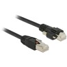 Kabel sieciowy RJ45 męski na RJ45 męski ze śrubami Cat.6 S/FTP 2m Delock 85668