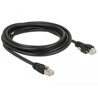 Kabel sieciowy RJ45 męski na RJ45 męski ze śrubami Cat.6 S/FTP 3m Delock 85669