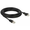 Kabel sieciowy RJ45 męski na RJ45 męski ze śrubami Cat.6 S/FTP 5m Delock 85670