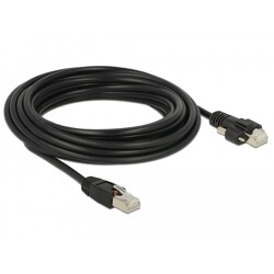 Kabel sieciowy RJ45 męski na RJ45 męski ze śrubami Cat.6 S/FTP 5m Delock 85670