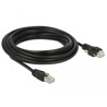 Kabel sieciowy RJ45 męski na RJ45 męski ze śrubami Cat.6 S/FTP 5m Delock 85670