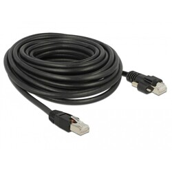Kabel sieciowy RJ45 męski na RJ45 męski ze śrubami Cat.6 S/FTP 10m Delock 85672