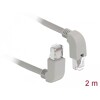 Kabel sieciowy RJ45 Cat.5e SF/UTP pod kątem do góry / do dołu 2m Delock 85854