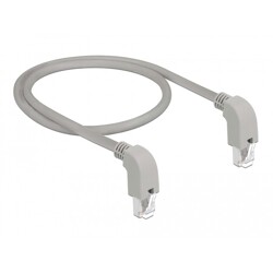 Kabel sieciowy RJ45 Cat.5e SF/UTP pod kątem do dołu / do dołu 0,5m Delock 85858