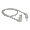 Kabel sieciowy RJ45 Cat.6 S/FTP pod kątem do góry / do dołu 0,5m Delock 85861
