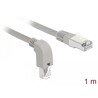 Kabel sieciowy RJ45 Cat.6 S/FTP pod kątem do dołu / prosty 1m Delock 85865