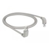 Kabel sieciowy RJ45 Cat.6A S/FTP pod kątem do góry / do dołu 1m Delock 85871