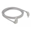 Kabel sieciowy RJ45 Cat.6A S/FTP pod kątem do góry / do dołu 2m Delock 85872