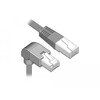 Kabel sieciowy RJ45 Cat.6A S/FTP pod kątem do dołu / prosty 2m Delock 85875