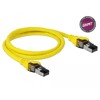 Kabel sieciowy RJ45 Cat.8.1 S/FTP 1m Delock 86581