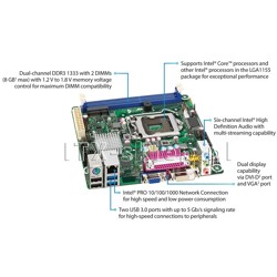 Intel DH61DL Doug Lake Sandy Bridge LGA1155 USB 3.0