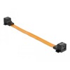 Kabel sieciowy płaski elastyczny RJ45 FPC przejściówka okienna 30cm Delock 87031
