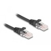 Spiralny kabel sieciowy RJ45 męski na męski Cat.5e 1m czarny Delock 87992