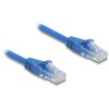 Kabel sieciowy spiralny RJ45 męski na męski Cat.6 UTP 0,6 m do 1,2m niebieski Delock 90197