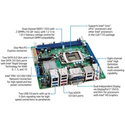 Intel DQ67EP Eastern Point Q67 vPro Sandy Bridge LGA1155 USB 3.0