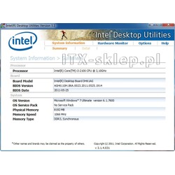 Intel DH61AG Thin mini-ITX Sandy Bridge LGA1155 USB 3.0