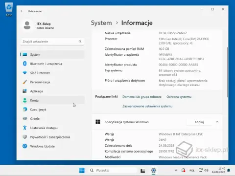 Instalacja polskiej wersji językowej w Windows 11 IoT LTSC 2024
