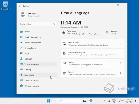 Instalacja polskiej wersji językowej w Windows 11 IoT LTSC 2024