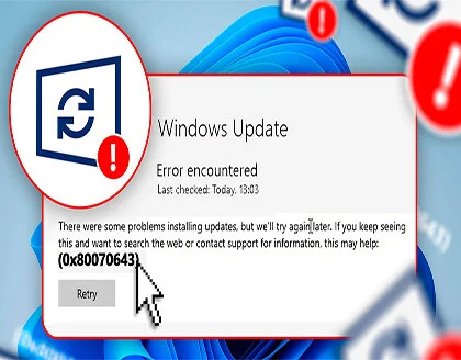 Błąd 0x80070643 w usłudze Windows Update - dlaczego występuje, jak to naprawić?