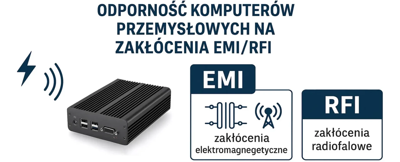 Odporność komputerów przemysłowych na EMI/RFI – testy EMC EN55032 i EN61000