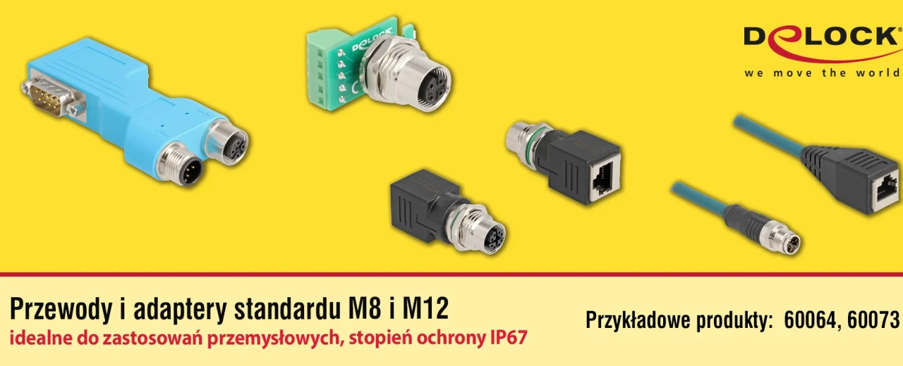 Złącza M8 i M12 klasy IP67 – kluczowe komponenty w automatyce przemysłowej